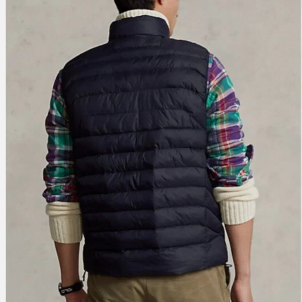 Polo Ralph Lauren Down Navy Packable Water Repellent Vest